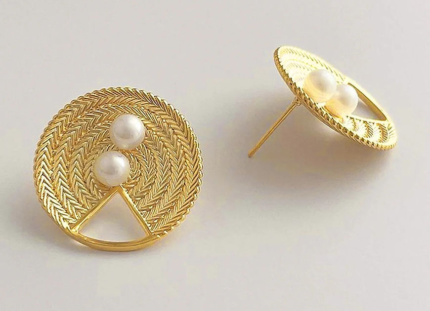 Charvi Pearl Big Studs