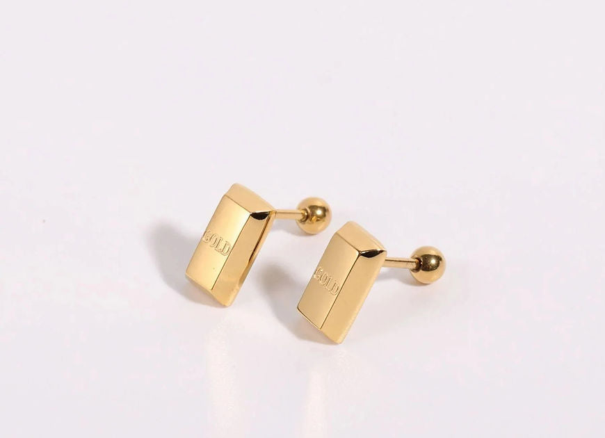Auric Tiny Glossy Stud Earrings!!