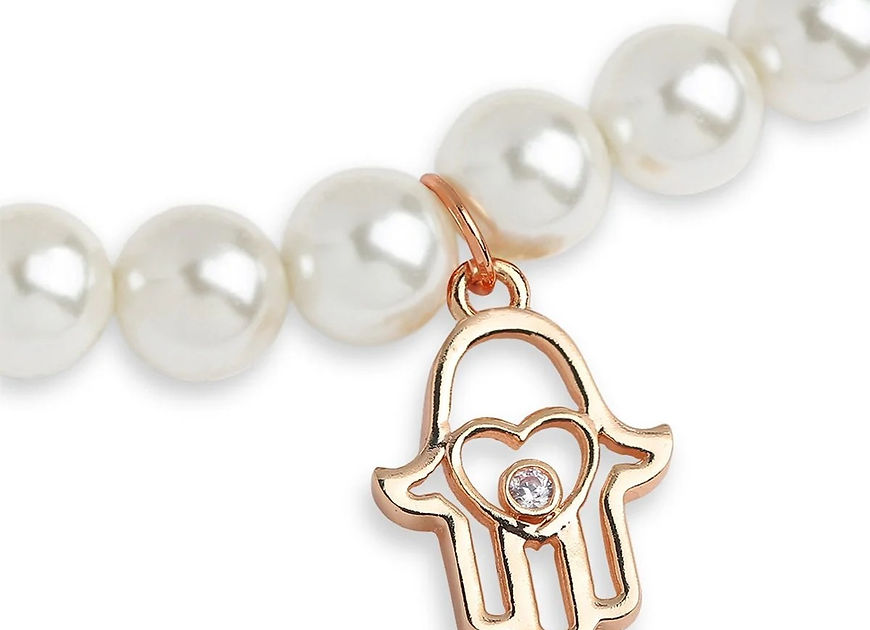 Pearl Embellishment Charm Bracelet!!