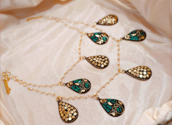 Kanksha Tibetian 2 Layer Pearl Laq Necklace!!