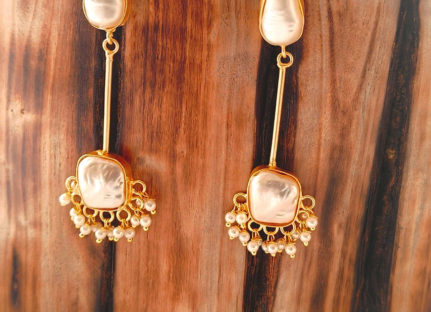 Margaritari MOP Dangle Earrings!!