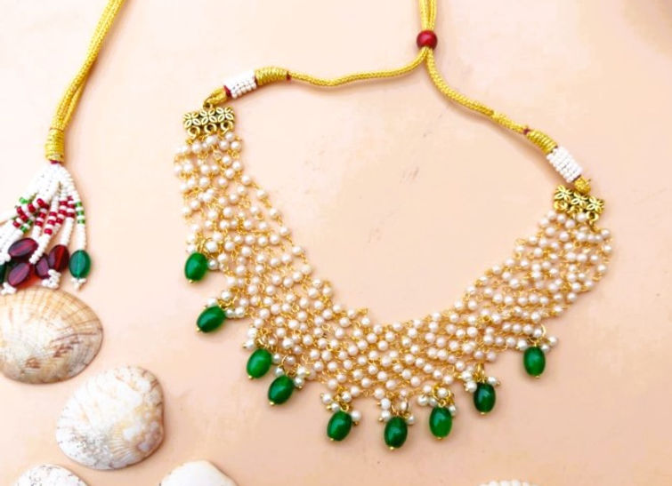 Lokya Pearl Chocker Necklace!!