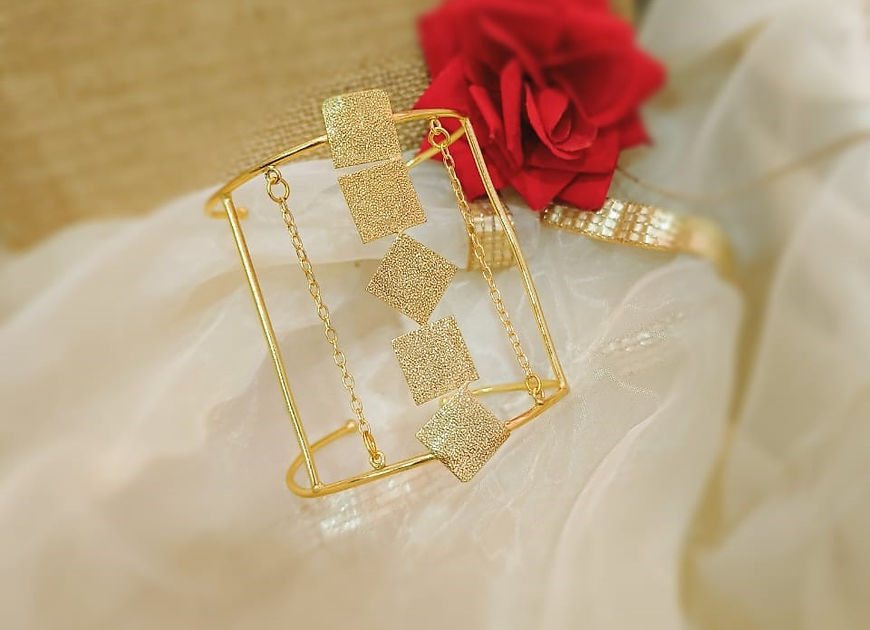 Kashiti Golden Statement Bracelet