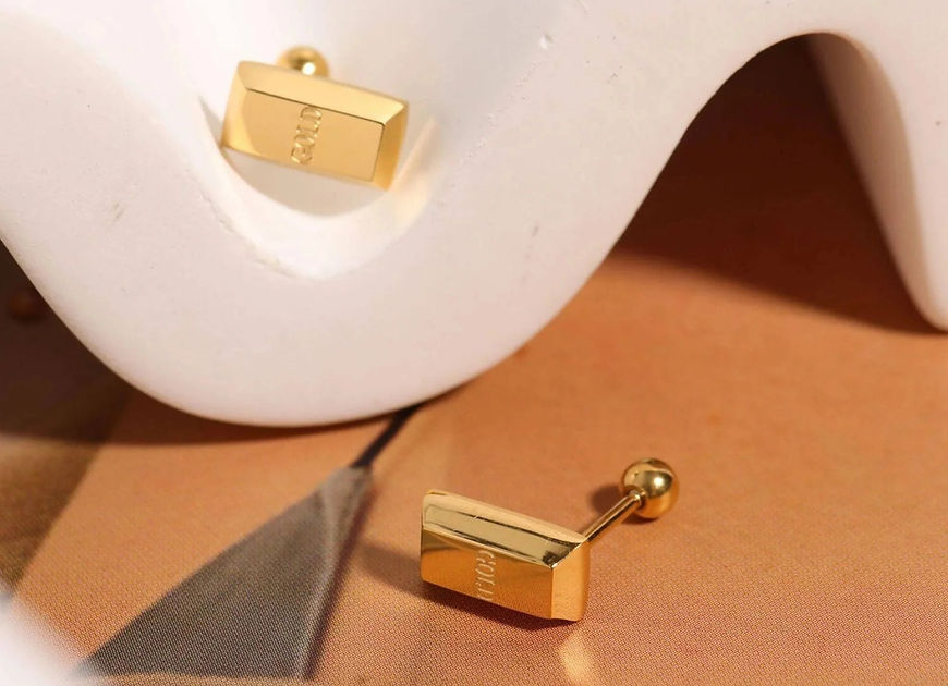 Auric Tiny Glossy Stud Earrings!!