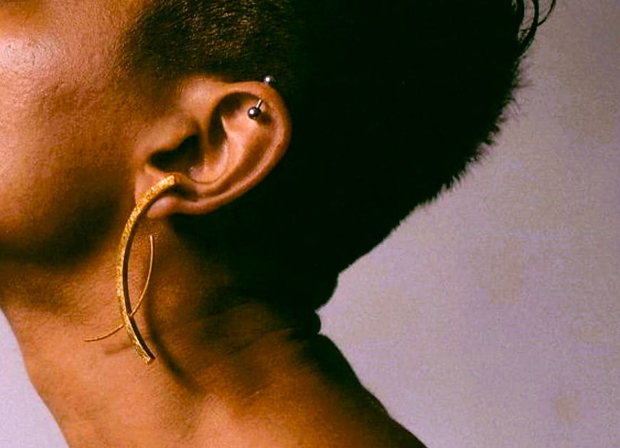 Avery Stunning Golden Earrings