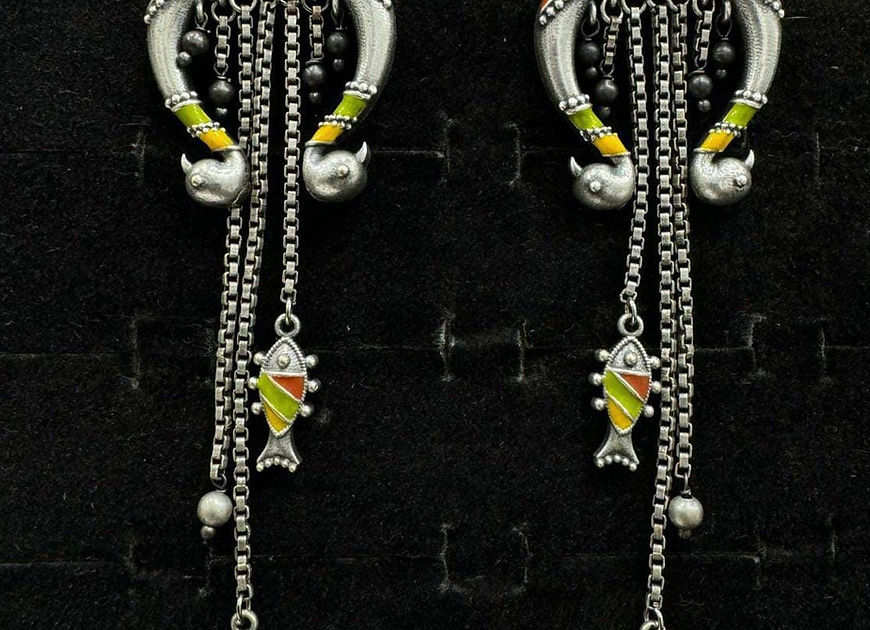 Matsyagandha Dangle Earrings