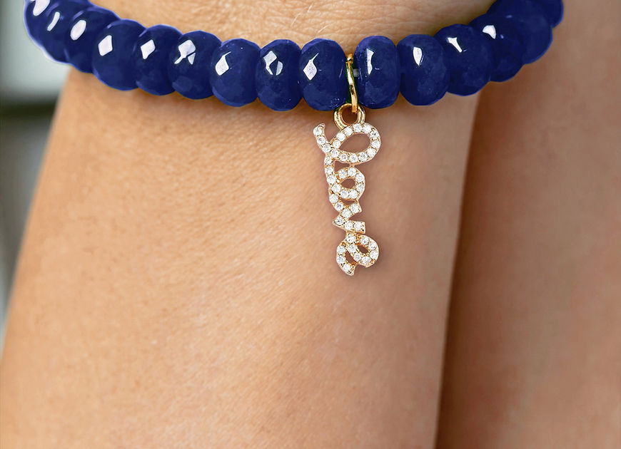 Blue Embellishment Charm Bracelet!!