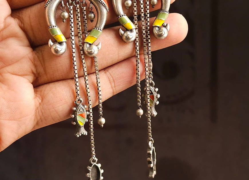 Matsyagandha Dangle Earrings