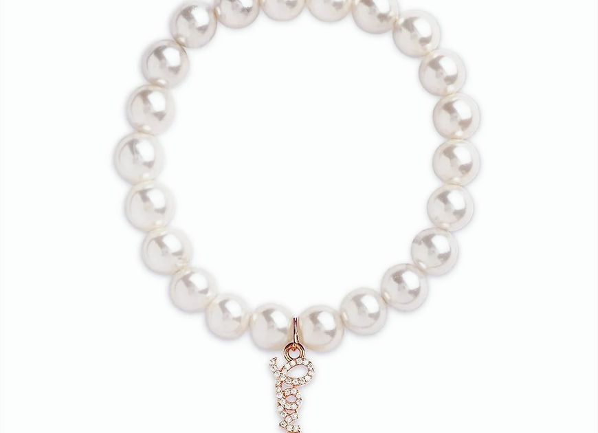 Pearl Embellishment Charm Bracelet!!