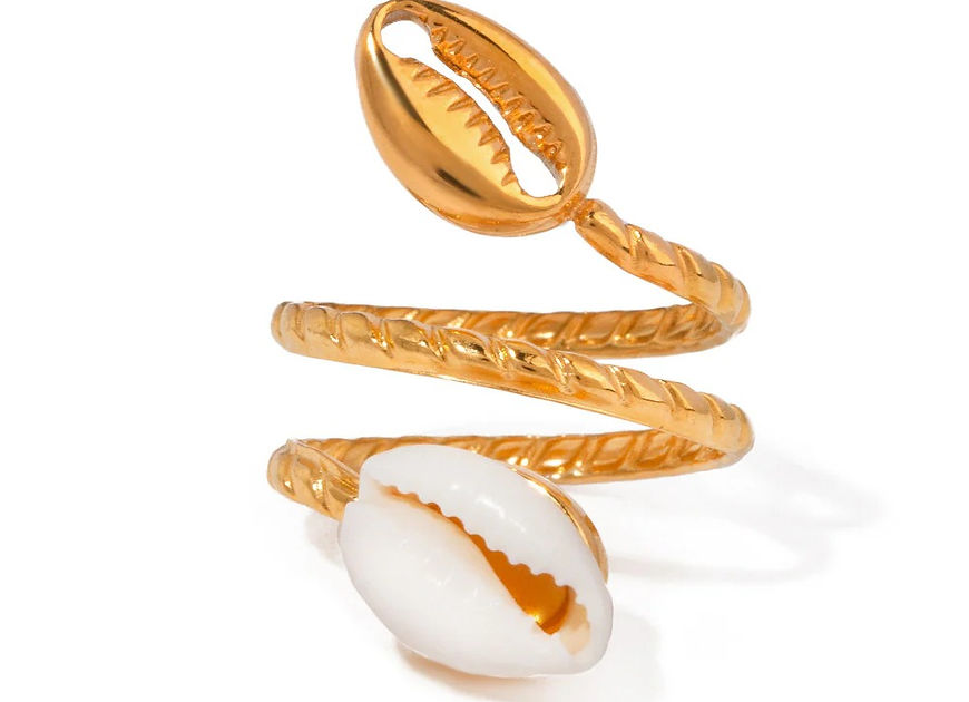 Koshtha Dual Shell Rope Adjustable Ring!!