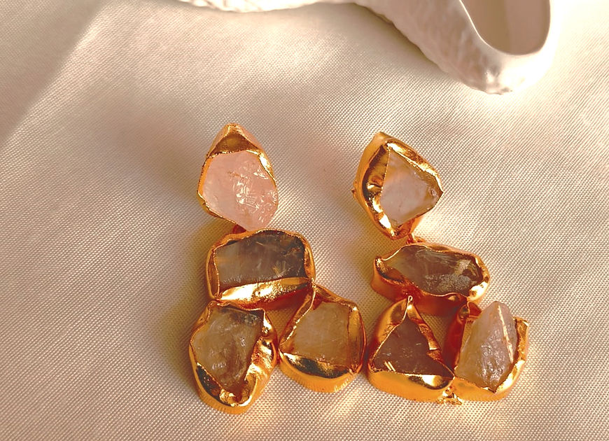 Jiti Natural Stone Earrings!!