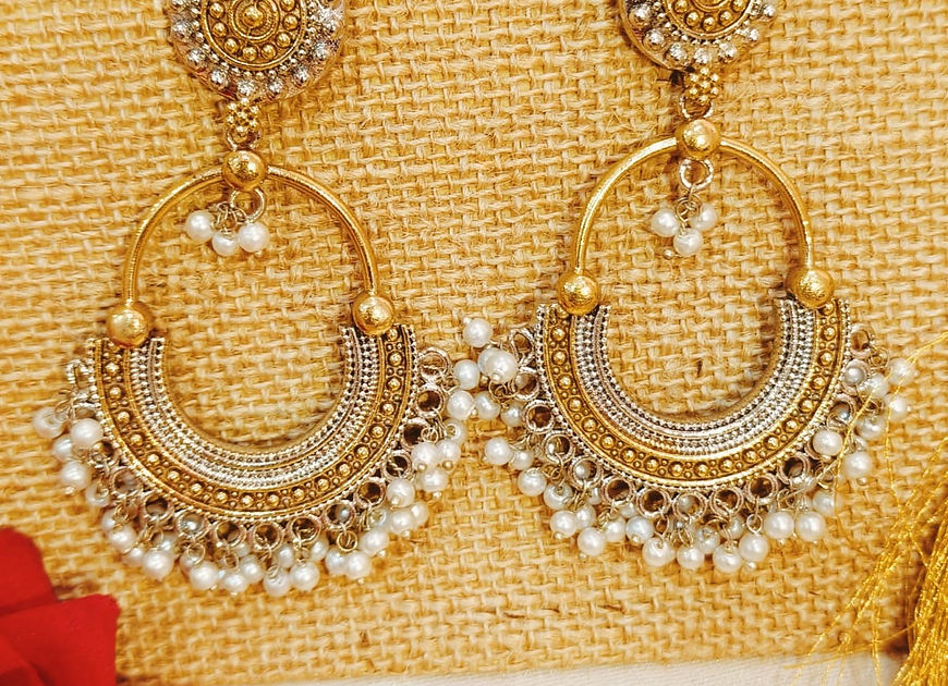 Shalena Dual tone Long Danglers