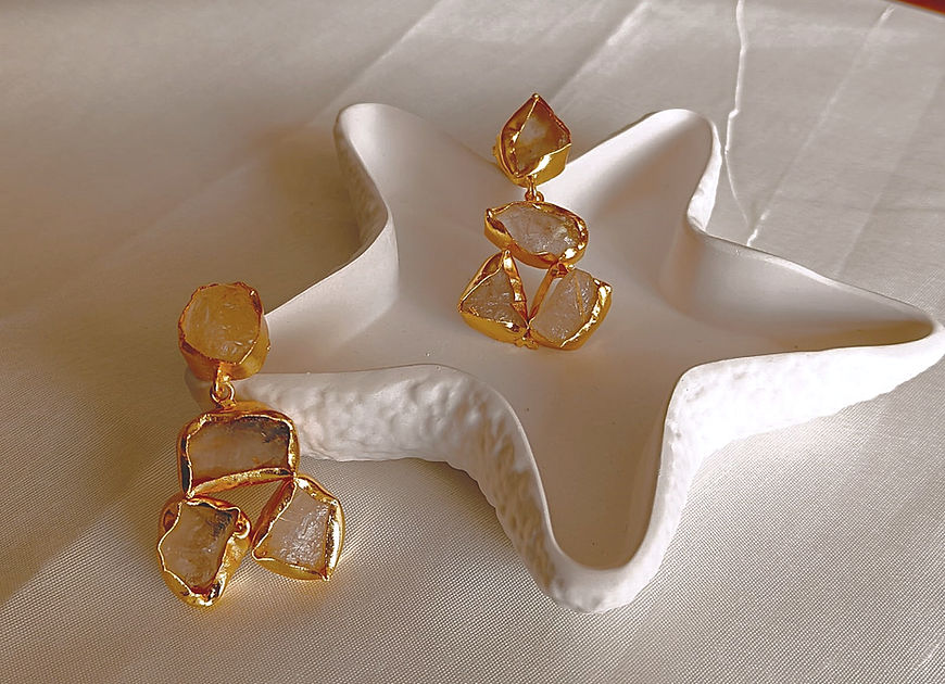 Jiti Natural Stone Earrings!!