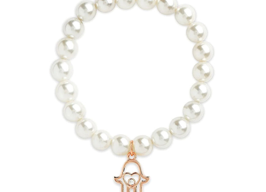 Pearl Embellishment Charm Bracelet!!