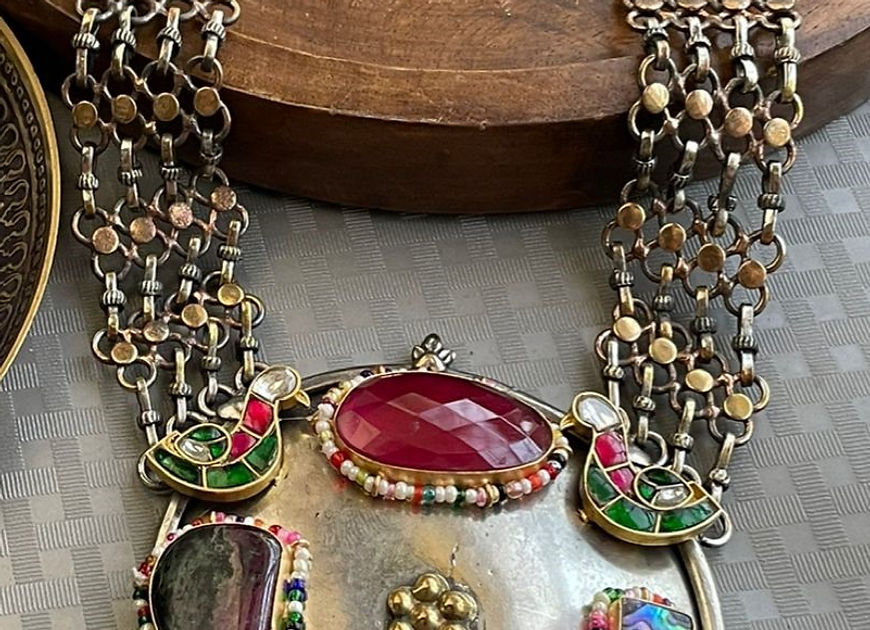 Mithya statement Necklace Set