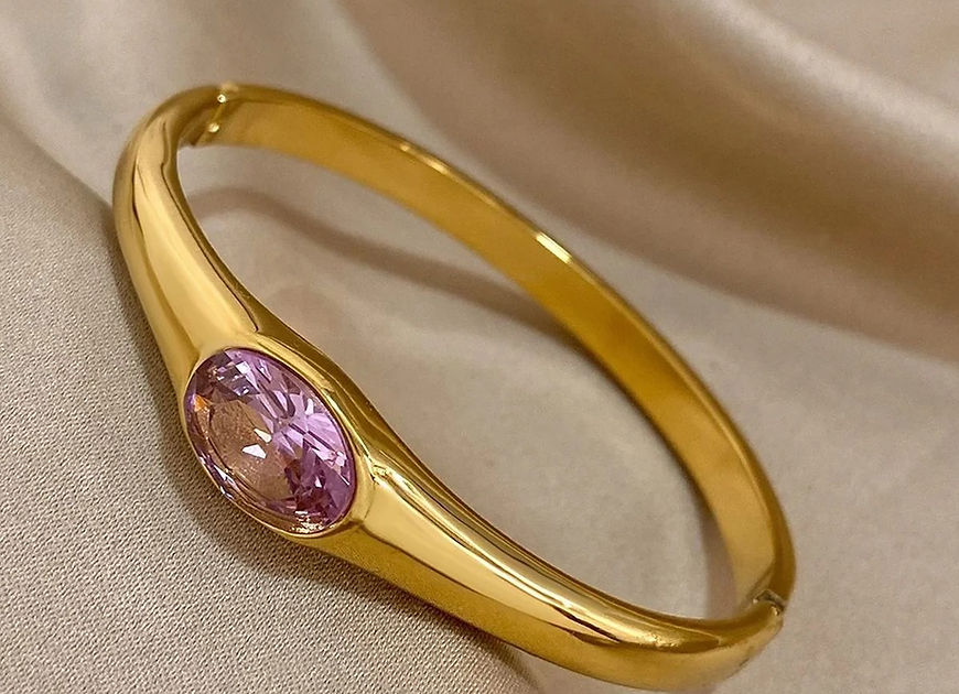 Eleni Oval Crystal Openable Kada!!