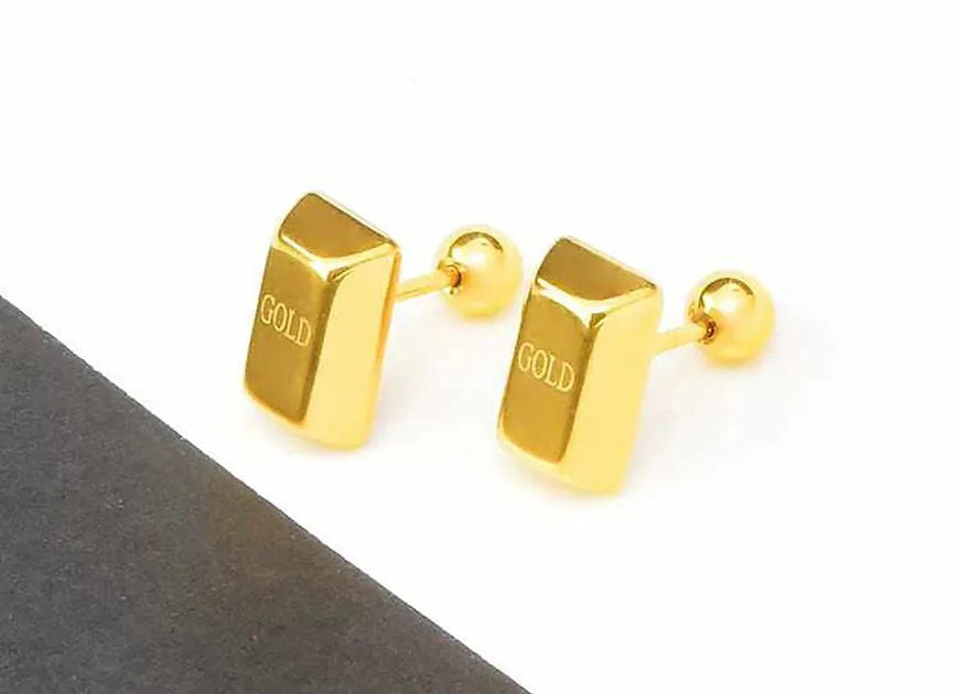 Auric Tiny Glossy Stud Earrings!!