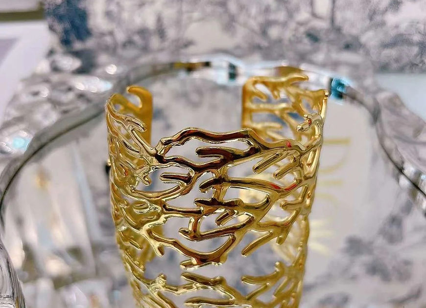 Solid Roots Cuff Bracelet