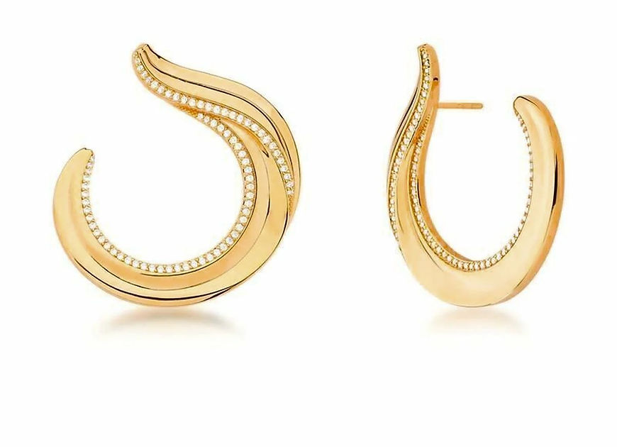 Ninisha CZ Dangler Earrings
