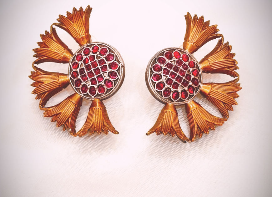 Gunjita Floral Earrings!!
