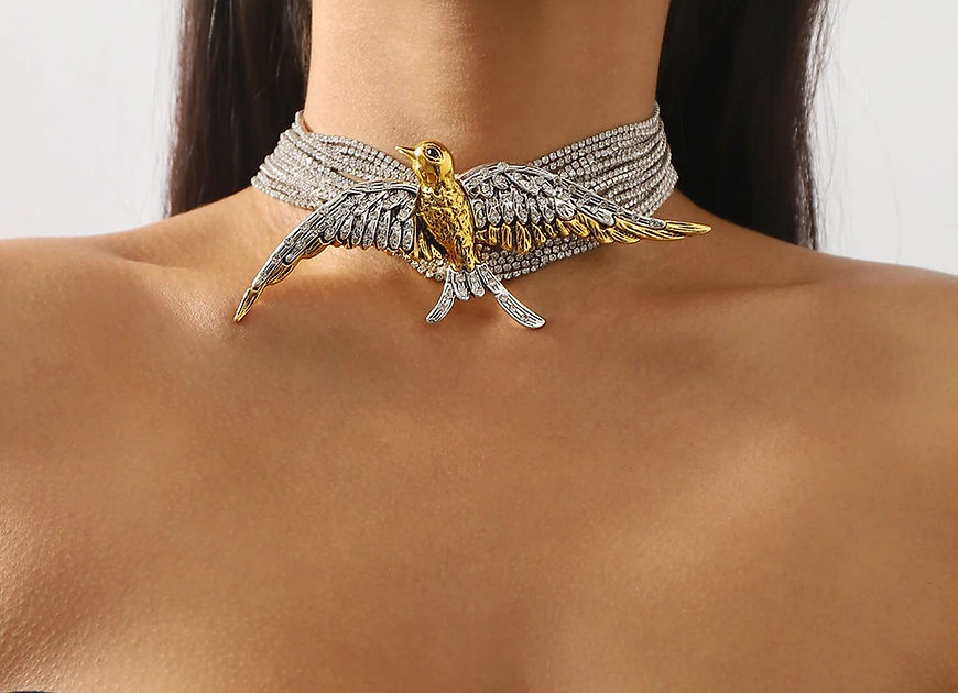 Shyena Bird Chocker statement Necklace!!