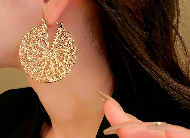 Samstubha Filingri Hoop Earrings!!