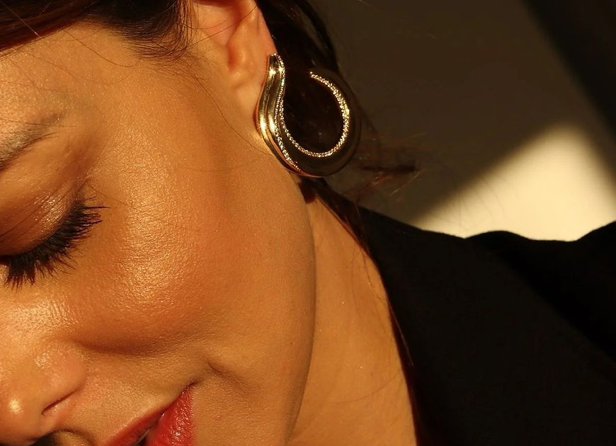 Ninisha CZ Dangler Earrings