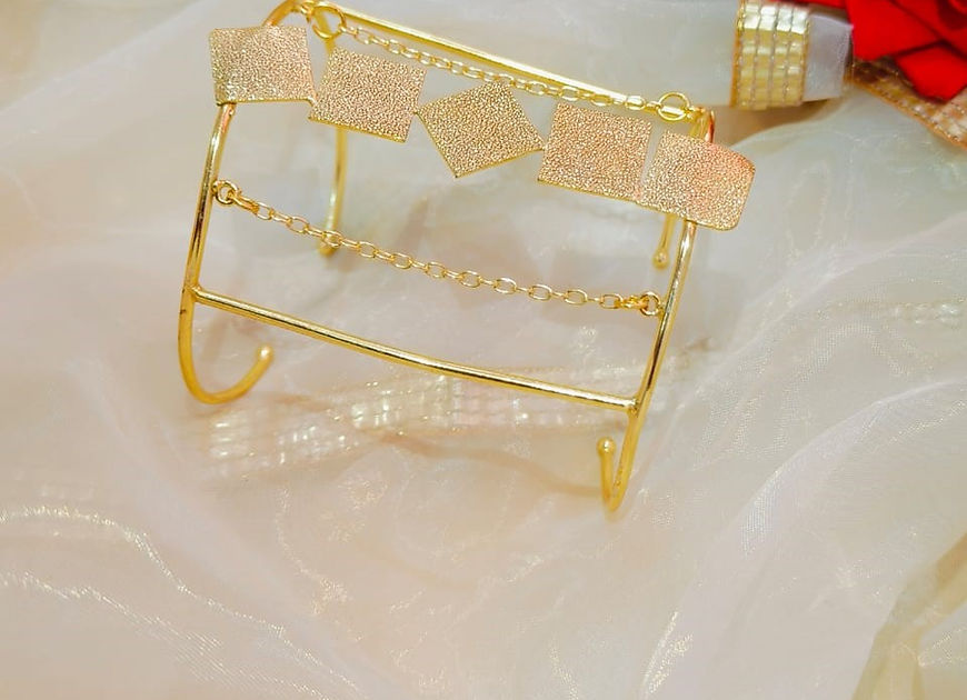 Kashiti Golden Statement Bracelet