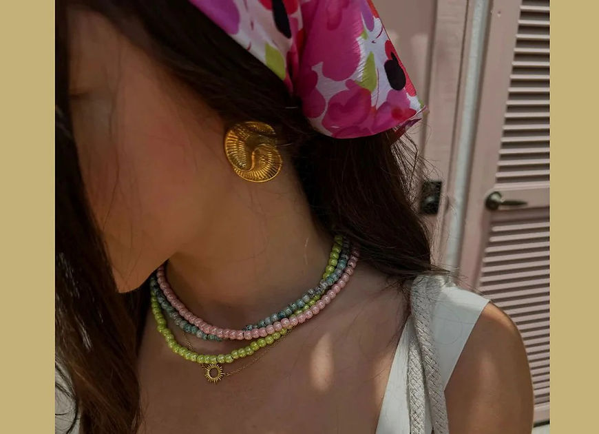 Vibha Wave spiral Stud Earrings