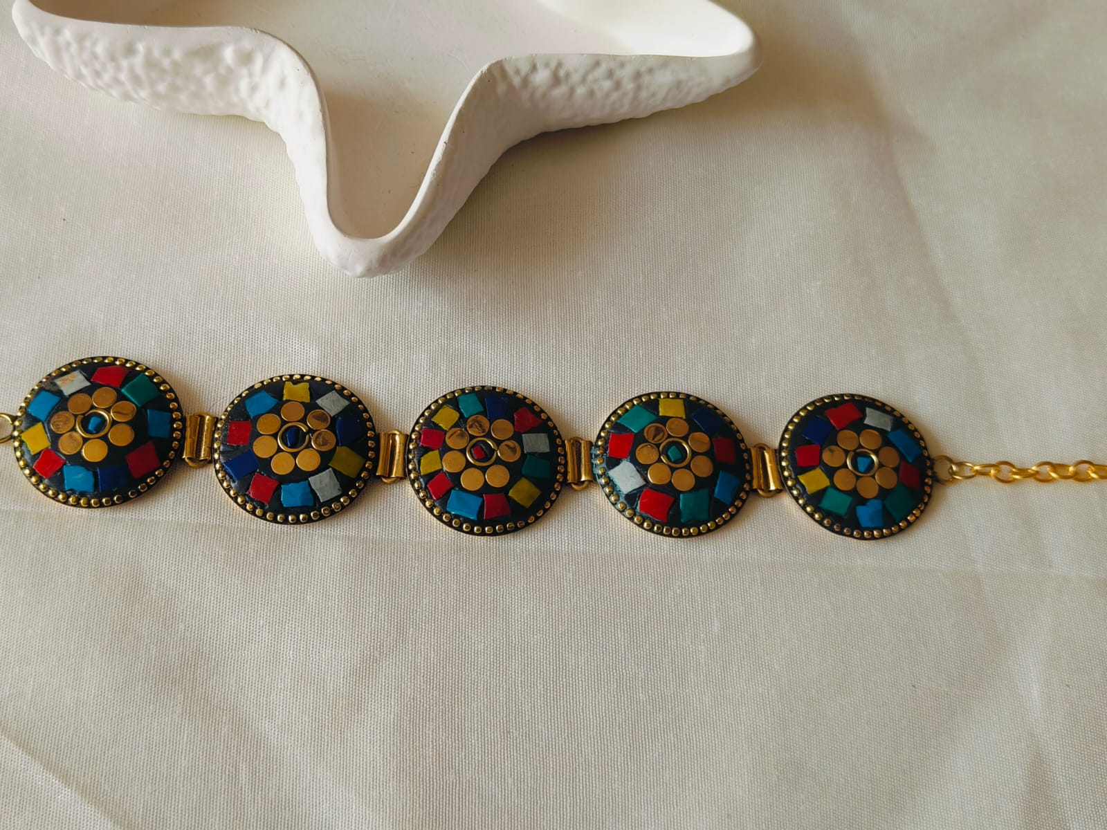Tibetan Multicolor Round Bracelet